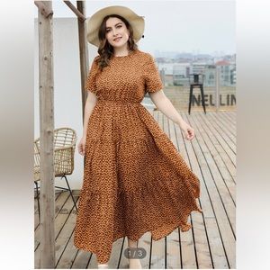 Women’s Plus Size Floral Maxi Dress